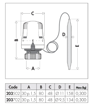 Фотографија од Caleffi термостатска глава со сонда 203702